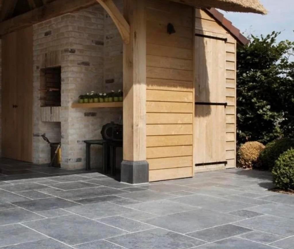 HARDSTEEN LIGHTBLUE ANTICATO VLOER ROMAANS VERBAND, Ophalen of Verzenden, Nieuw, 75 m² of meer