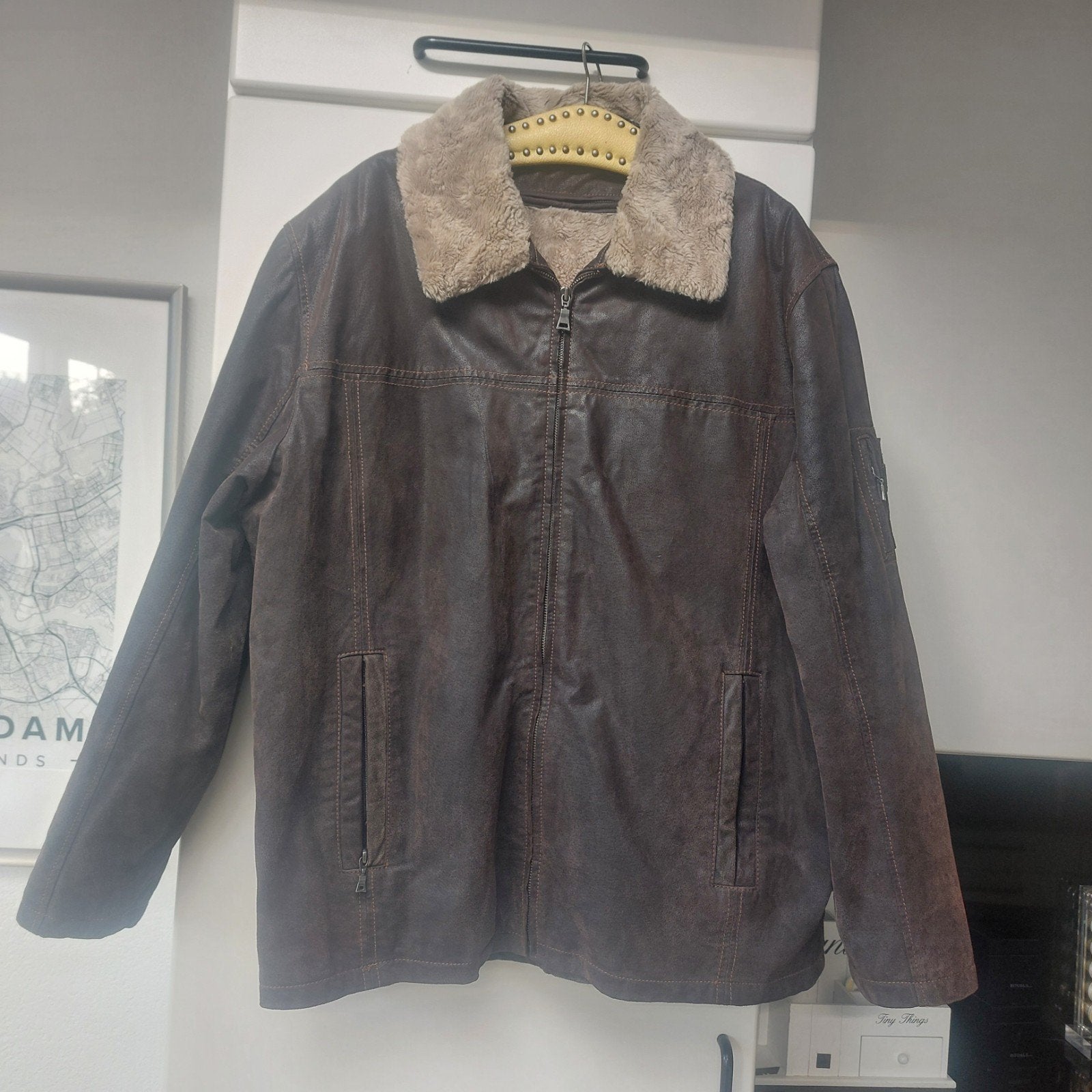 Bruine Winterjas maat XXXL, Kleding | Heren, Jassen | Winter, Bruin, Nieuw, Overige maten, C&A