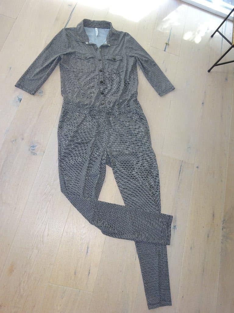zwart grijze jumpsuit ZOSO maat M, Maat 38/40 (M), Meerkleurig, Ophalen of Verzenden, Zo goed als nieuw