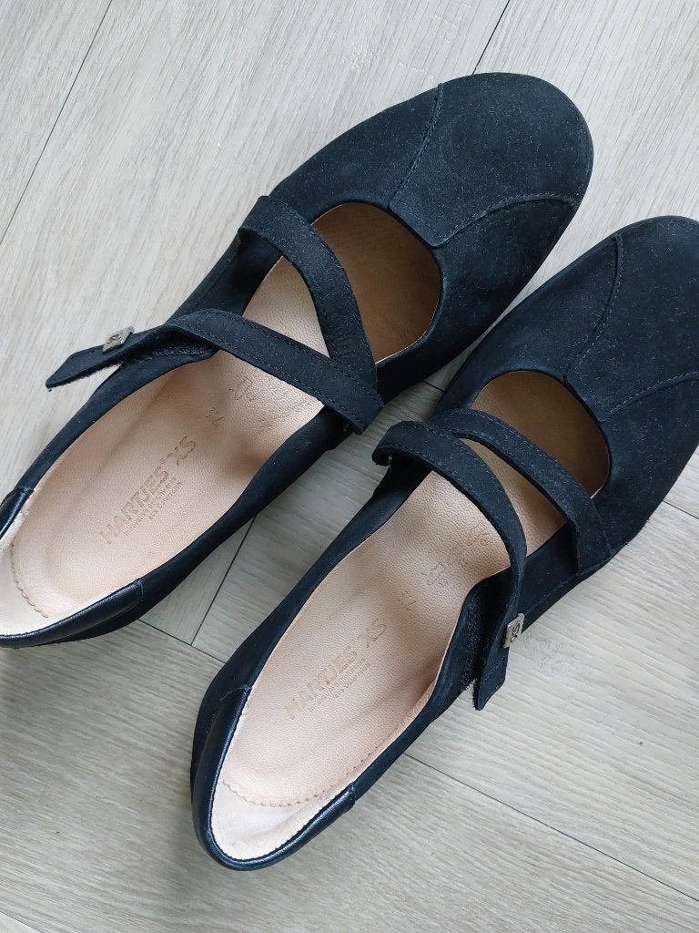 damesschoenen maat 7,5, Zwart, Nieuw, Hartjes, Ballerina's