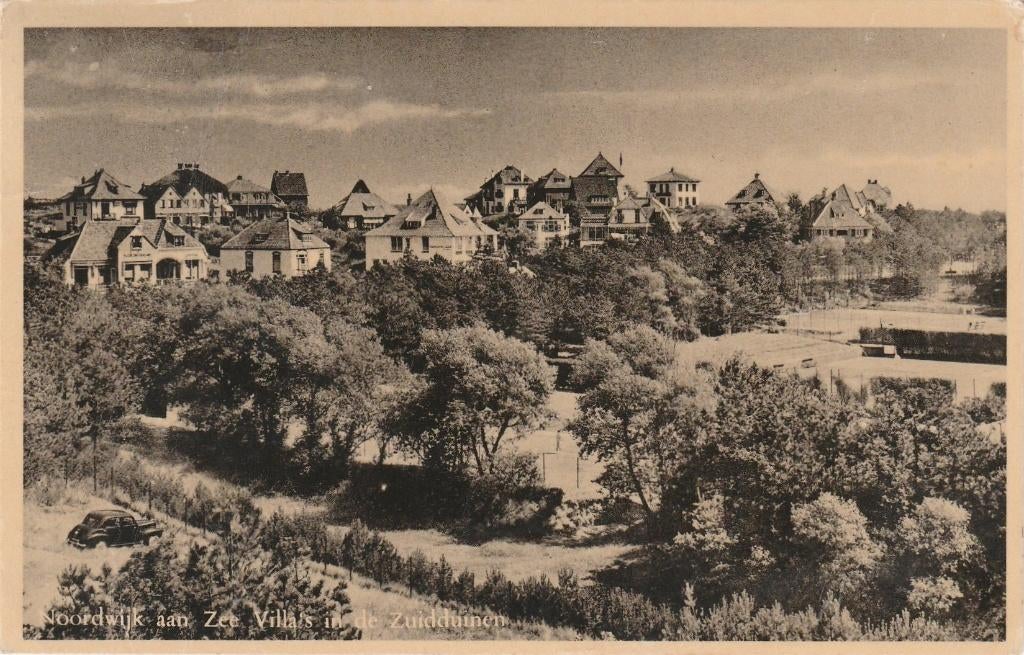 NOORDWIJK AAN ZEE Villa's in de Zuidduinen, Verzenden, 1940 tot 1960, Gelopen, Zuid-Holland