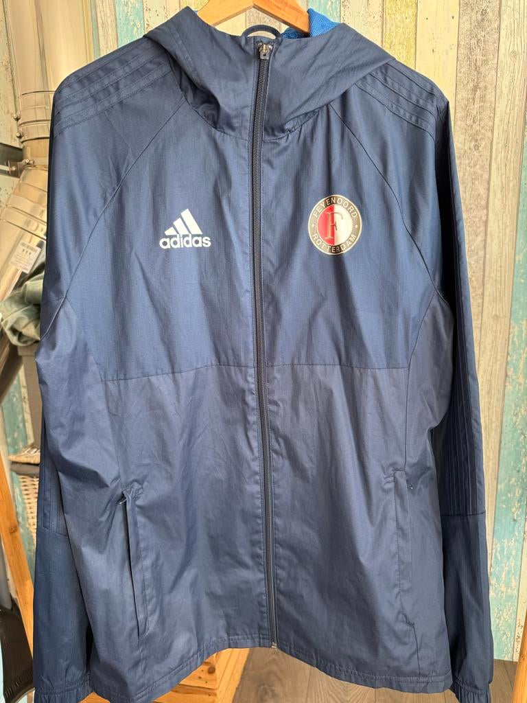 Feyenoord Adidas Training/Regenjasje, Ophalen of Verzenden, Nieuw, Maat 48/50 (M), Blauw
