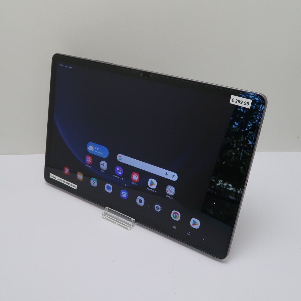 Samsung Galaxy Tab S9 FE 128GB Wifi | in Goede Staat, Computers en Software, Samsung, Zo goed als nieuw, Support@Samsung.com, 129, Samsung-ro, Yeongtong-gu
Suwon-si, Gyeonggi-do 16677
South Korea
