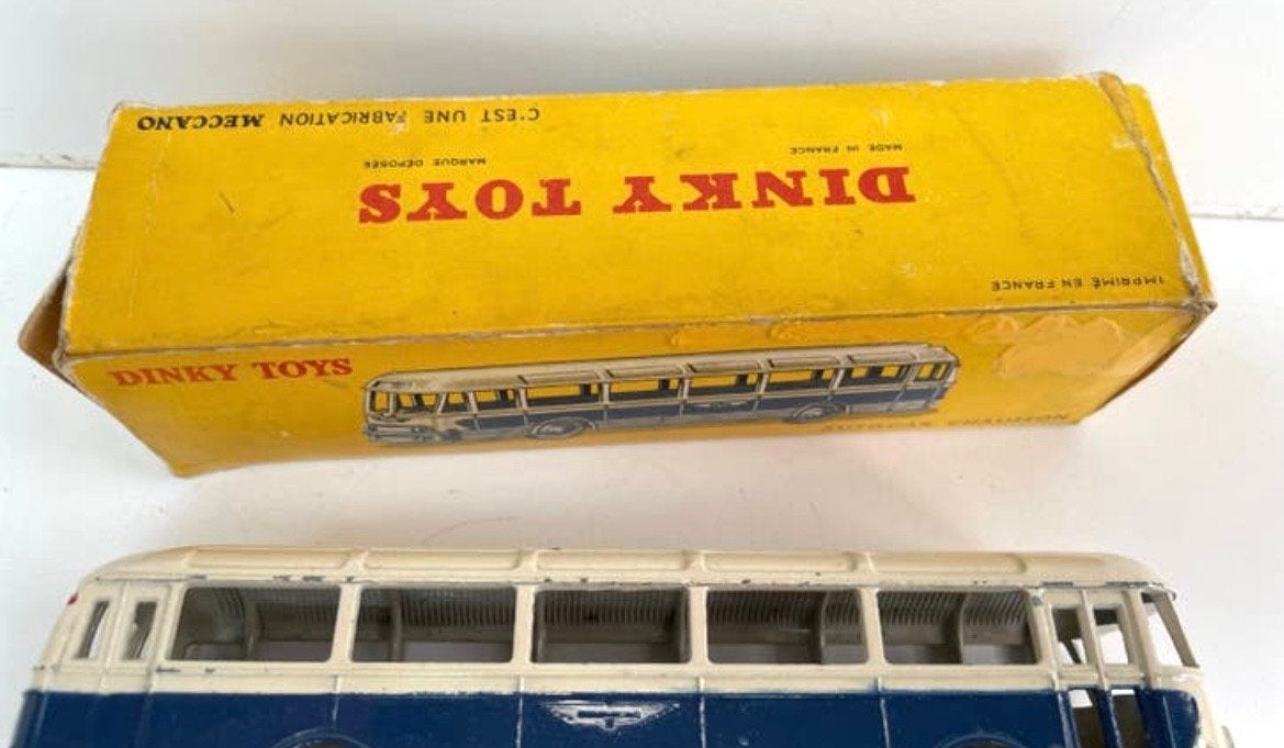 Dinky Toys 29F Autocar Chausson Bus met originele doos, Ophalen of Verzenden, Gebruikt, Bus of Vrachtwagen
