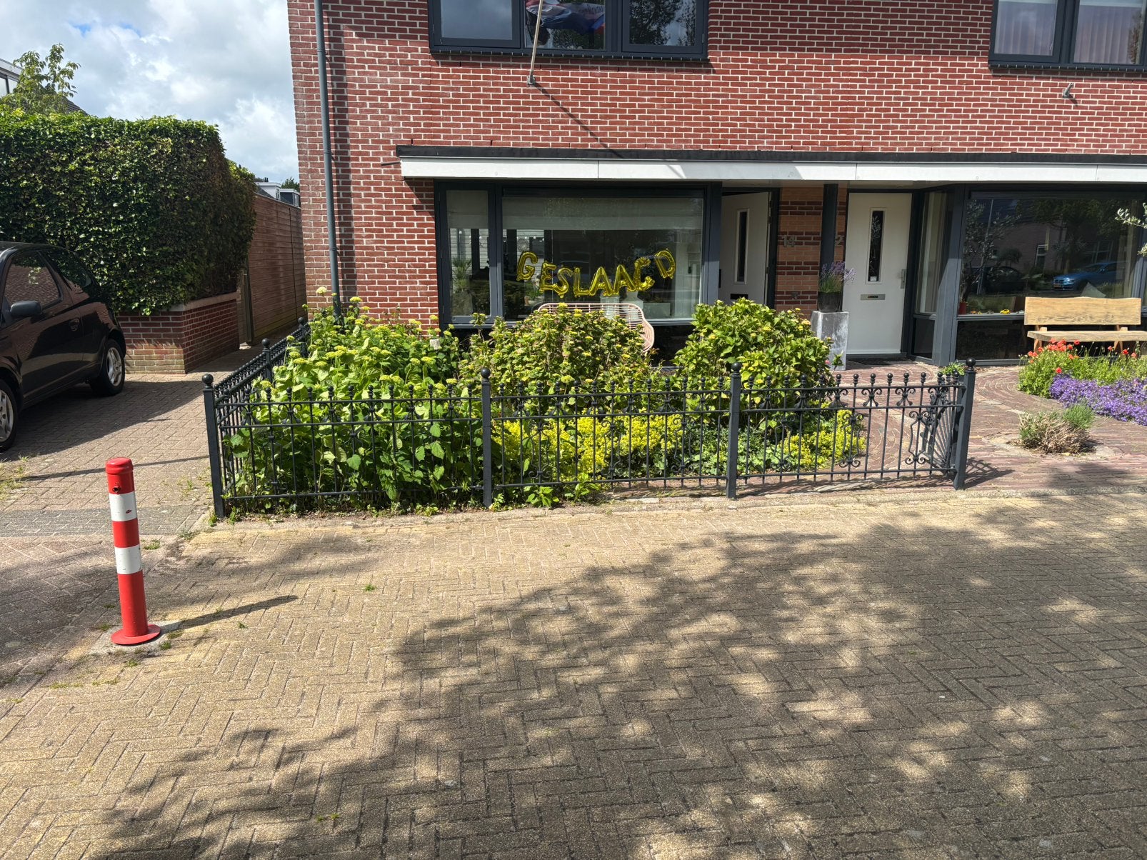 Smeedijzeren hekwerk voor tuin, Ophalen, Gebruikt, IJzer, Sierhekwerk