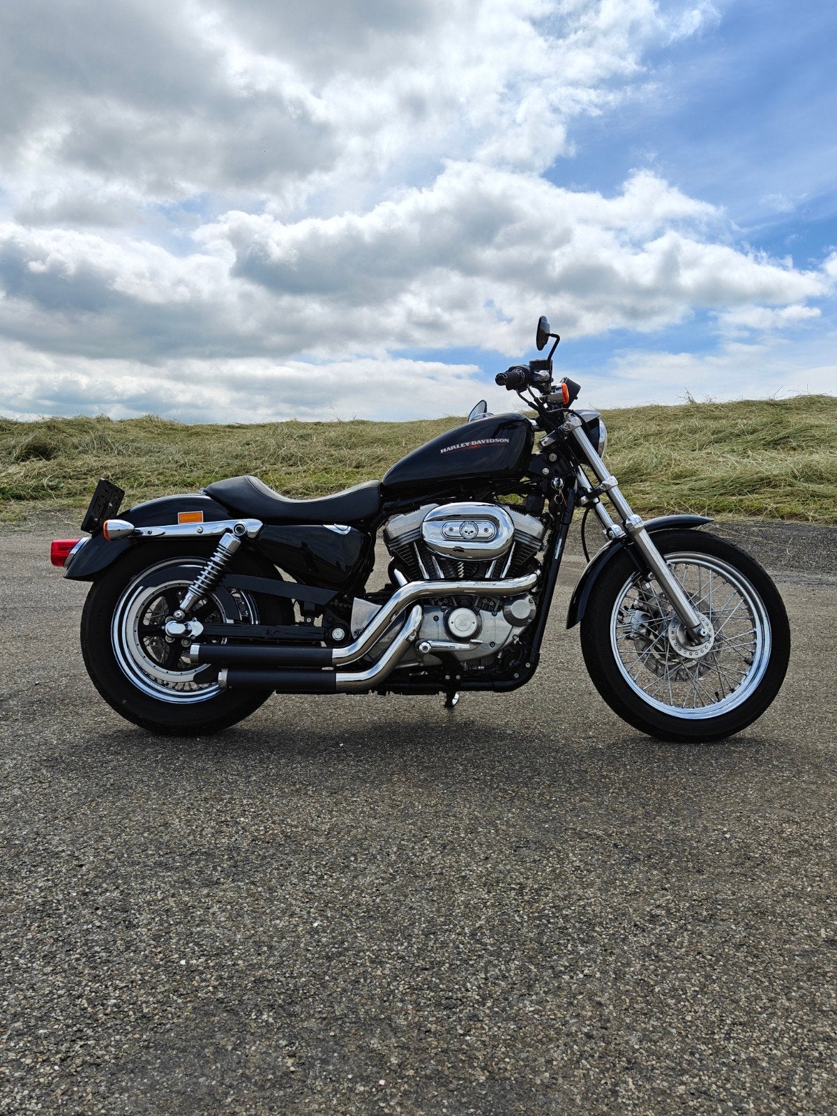 Rinehart Racing crossback uitlaten Sportster 883/1200, Motoren, Ophalen, Gebruikt