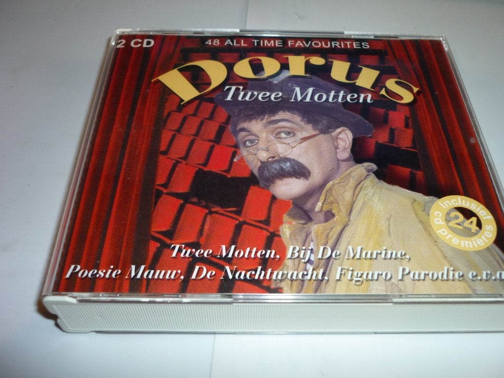 Dorus - Twee Motten (48 All Time Favourites) 2 CD, Met bonustracks, Cabaret of Kleinkunst, Ophalen of Verzenden, Zo goed als nieuw