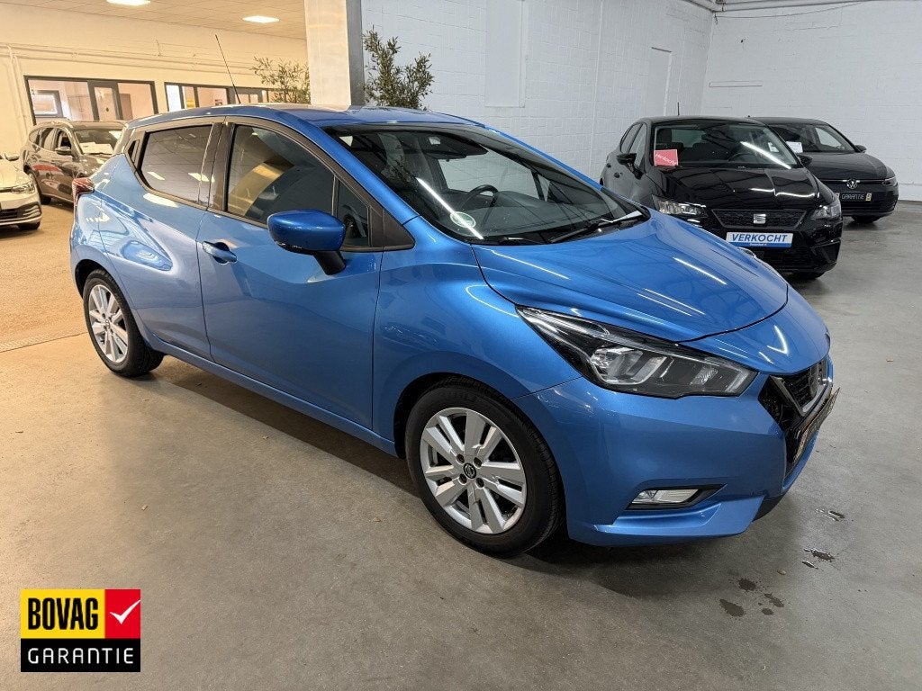 Nissan Micra 1.0 IG-T N-Connecta/AUTOMAAT/Apple Car Play, Auto's, 12 maanden, 101 pk, Gebruikt, Euro 6