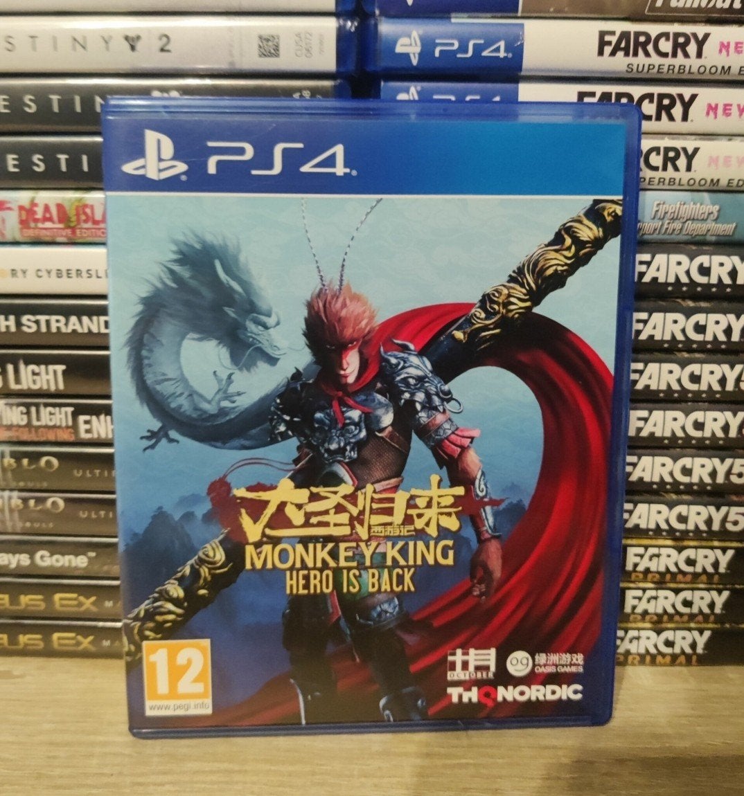 monkey king hero is back playstation 4, 1 speler, Ophalen of Verzenden, Zo goed als nieuw, Vanaf 3 jaar