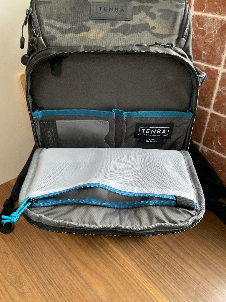 Tenba Cameratas, rugtas., Rugtas, Tenba, Zijvakken, Overige kleuren