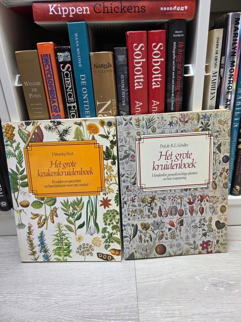 Schultes + Root - Kruidenboek + Keukenkruidenboek, Boeken, Ophalen of Verzenden, Gelezen