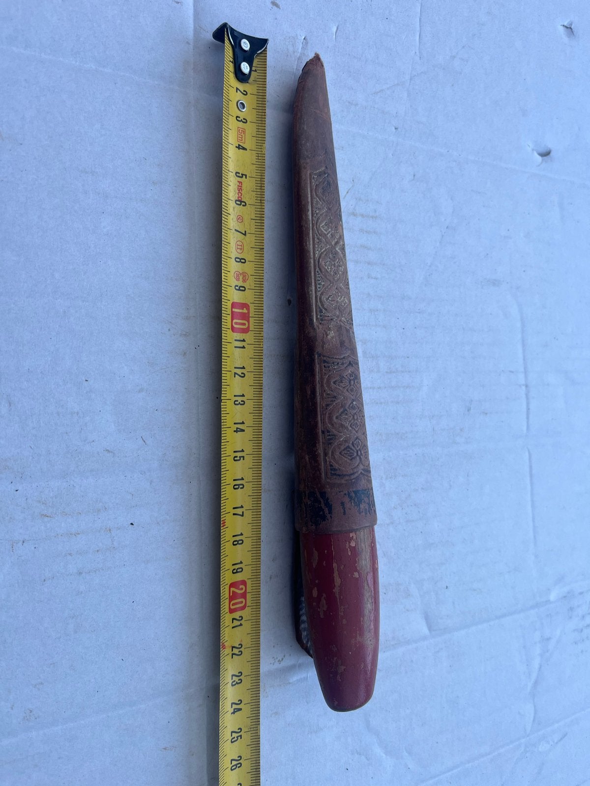 Vintage Mora mes met houten schede - 24 cm, Ophalen of Verzenden