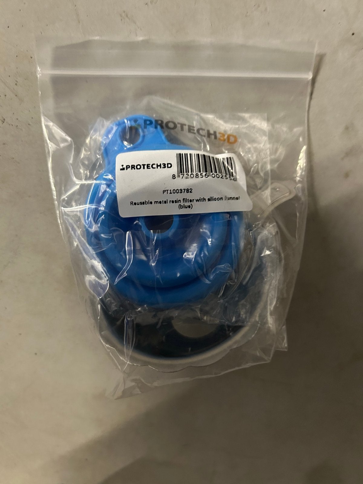 Resin trechter en filter voor 3D-printers (blauw), Info@pt3ds.com, Printeraccessoires, Nieuw, Ophalen of Verzenden