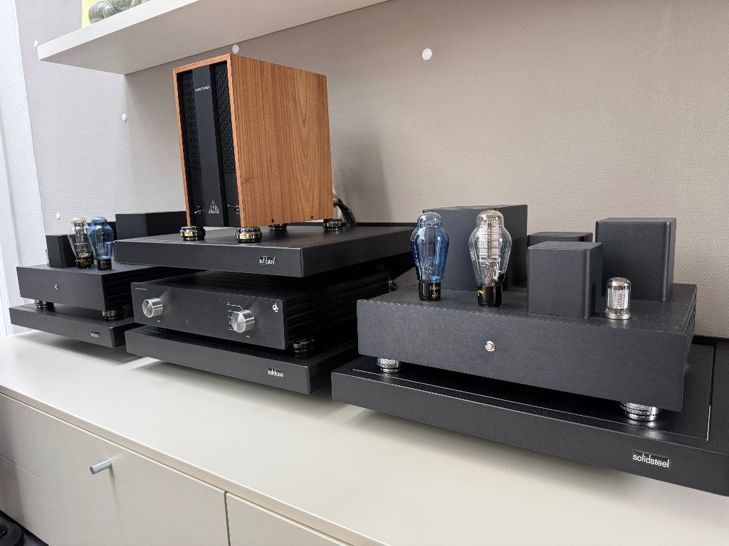 Buizen versterker set 300B mono blokken & voorversterker, Dion Audio, Versterker, 6827AR, Ophalen of Verzenden