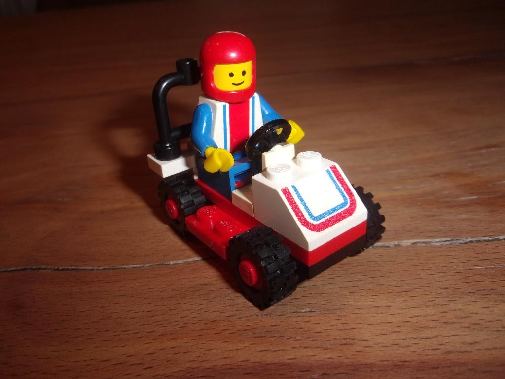 Lego Town 6609-1 Race Car uit 1980 (1), Gebruikt, Overige thema's, Lego, Ophalen of Verzenden