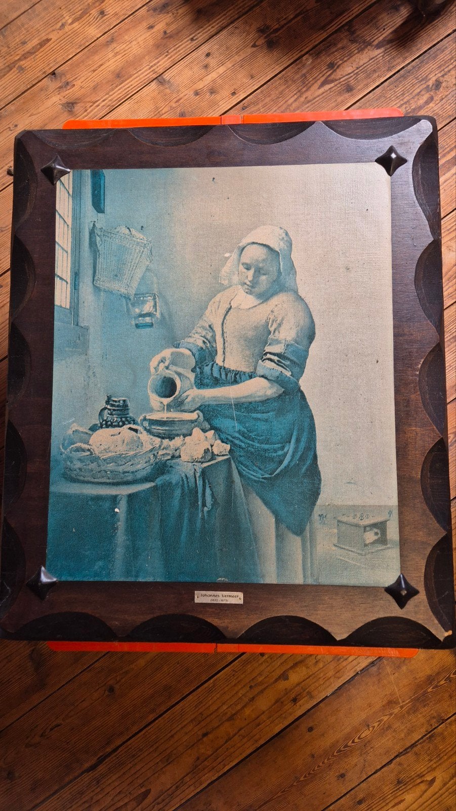 De Melkmeid van Johannes Vermeer - Klassieke reproductie, Antiek en Kunst, Ophalen