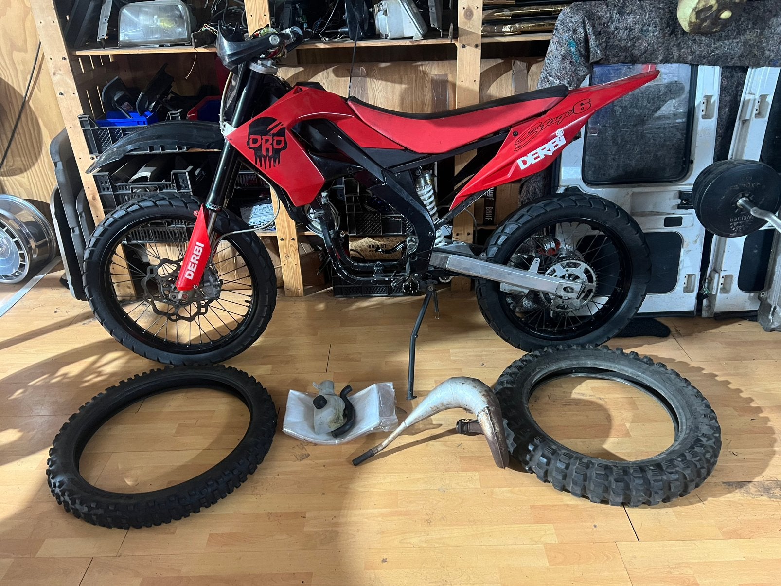 Derbi drd pro cross brommer, Fietsen en Brommers, Ophalen, Gebruikt, 50 cc, Derbi