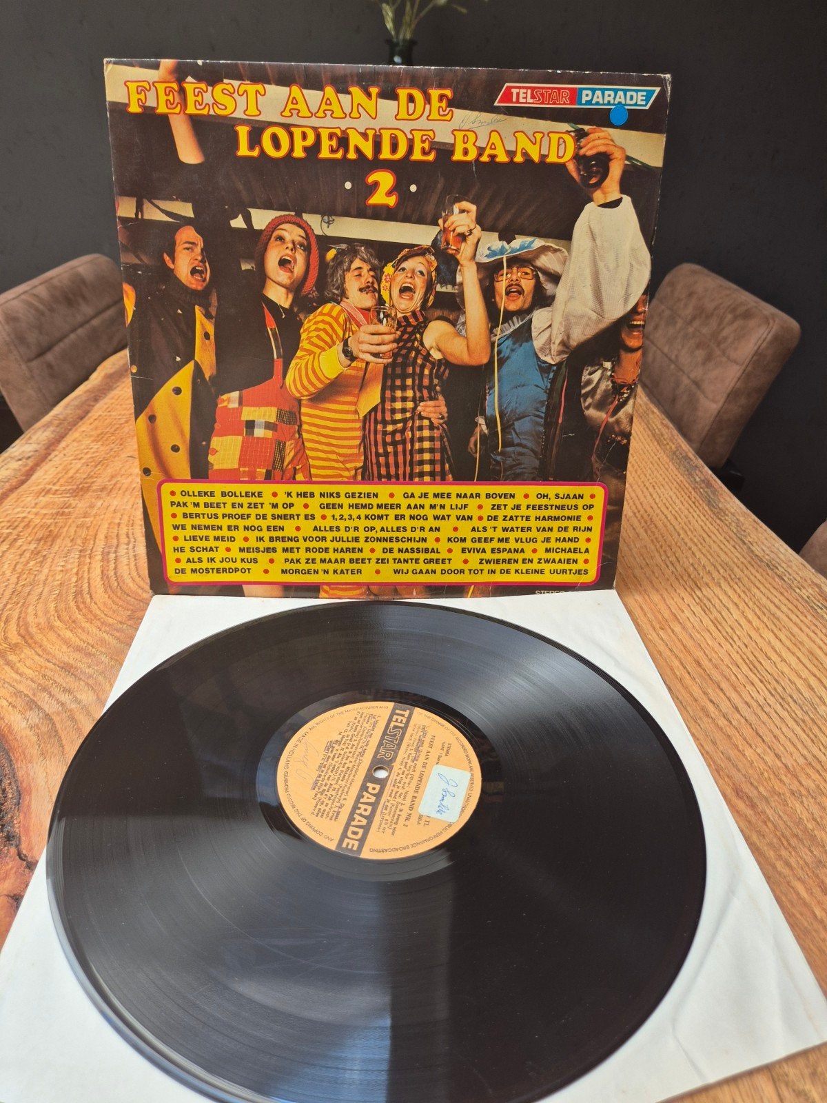 Feest aan de Lopende Band 2 - Telstar Parade LP, Ophalen of Verzenden, 1970 - 1979, Gebruikt, 12 inch