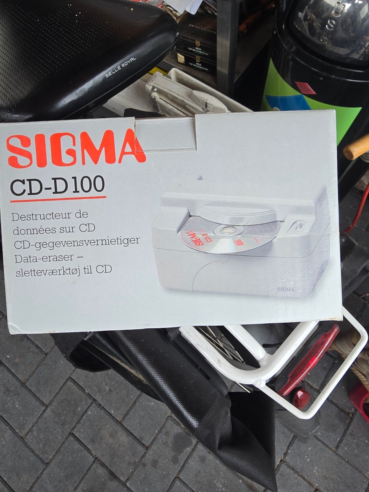 Sigma CD-D100 cd-gegevensvernietiger, Alle leeftijden, Ophalen of Verzenden, Zo goed als nieuw