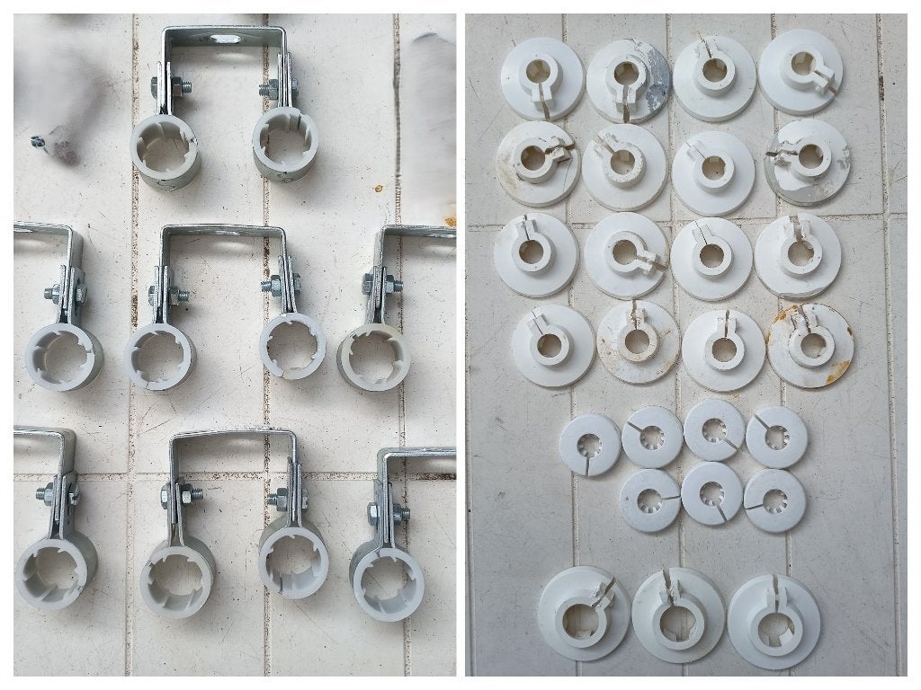 Buizen onderdelen - 2 types, Overige materialen, Gebruikt, Verzenden, Overige typen