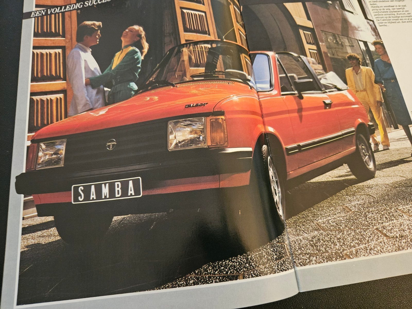 Brochure Talbot Samba Cabriolet 1983, Ophalen of Verzenden, Zo goed als nieuw, Overige merken