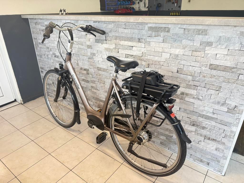 E-Bike Gazelle Orange D57cm. Bosch Active Line Plus, Gebruikt, Bikeshop Hay, 55 tot 59 cm, Gazelle