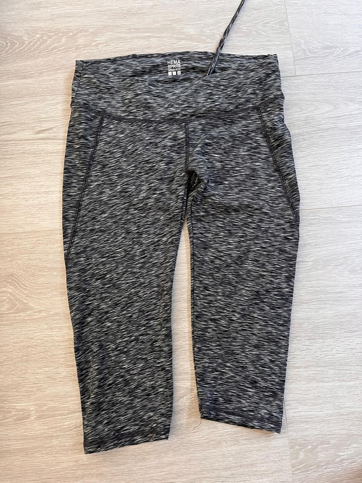 Hema Sport Legging Maat M, Kleding | Dames, Maat 40/42 (M), Grijs, Gedragen, Hema