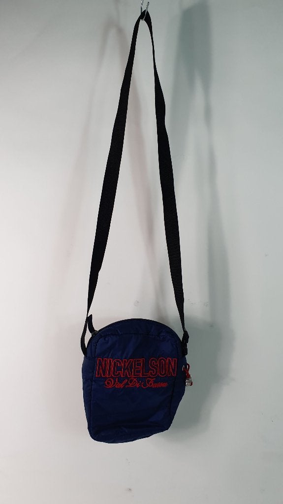 Nickelson schoudertasje, nektas, marine blauw. 8B5, Tweedehands verkoop, Tweedehands verkoop, Gebruikt, Blauw