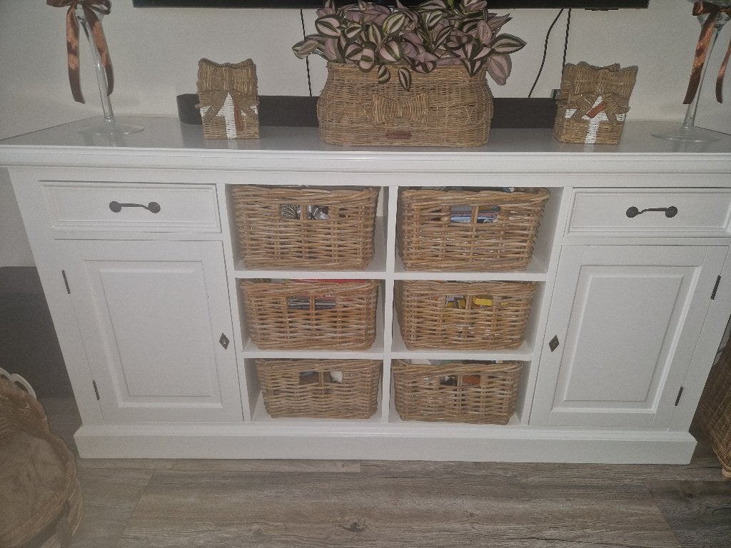 Landelijk dressoir en salontafel, Ophalen, Overige materialen, 200 cm of meer, Zo goed als nieuw