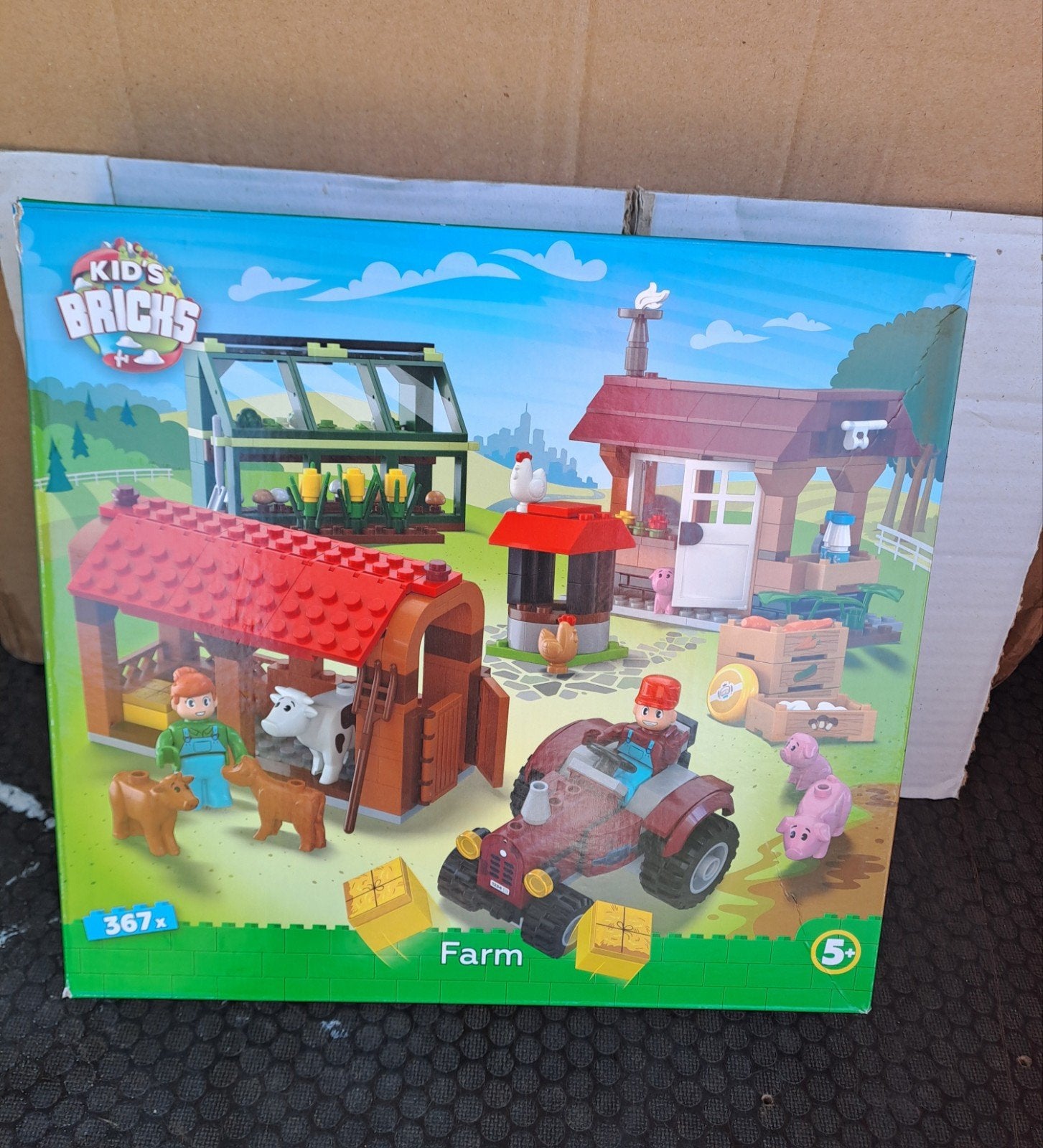 Markthandel kids bricks dieren bouwblokjes, Diversen, Rommelmarktspullen, Ophalen of Verzenden, Nieuw
