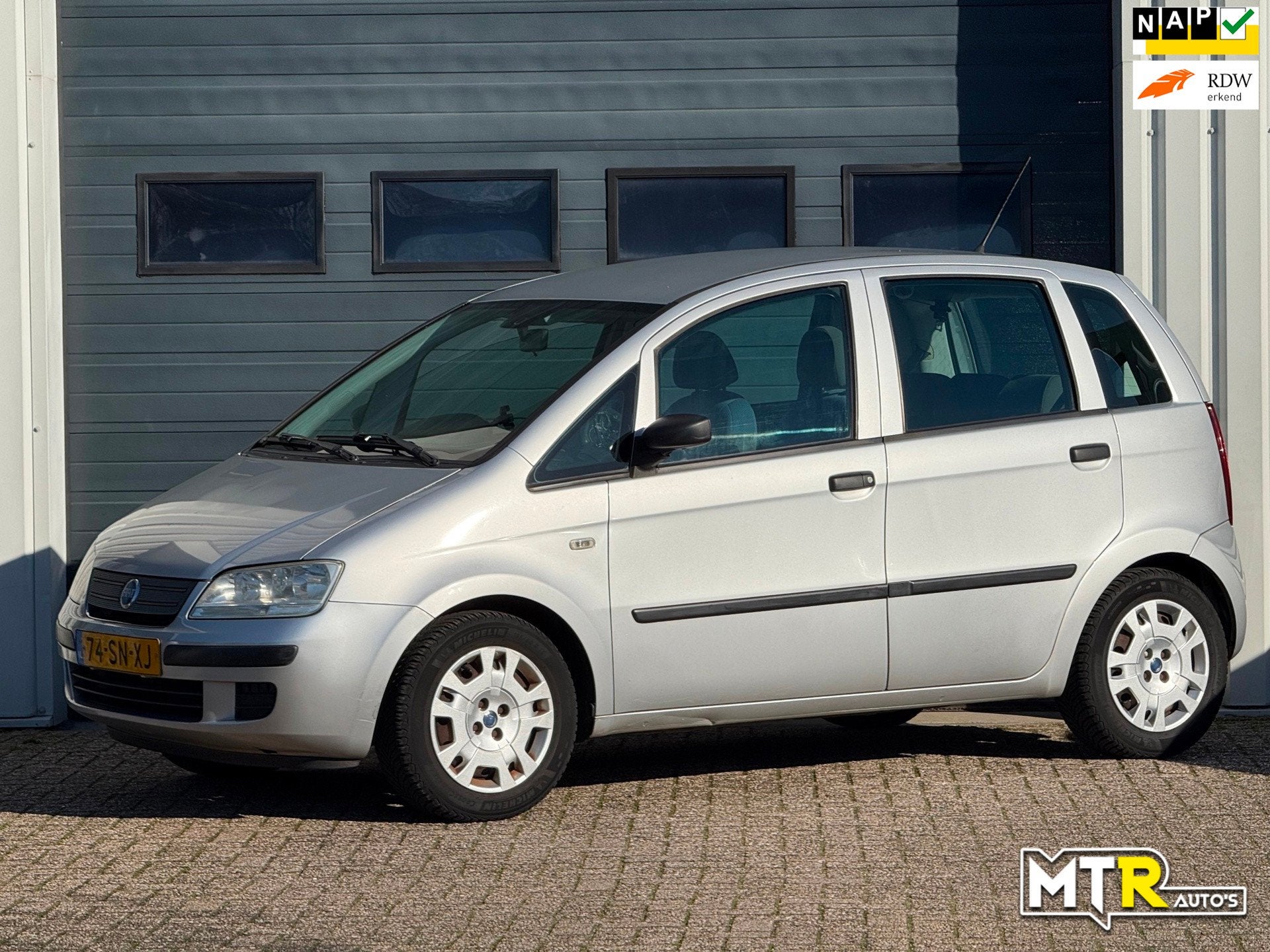 Fiat Idea 1.4-8V Actual Plus 1e EIG|NAP|AIRCO|APK 12-2026, Auto's, Voorwielaandrijving, Stof, Gebruikt, 4 cilinders