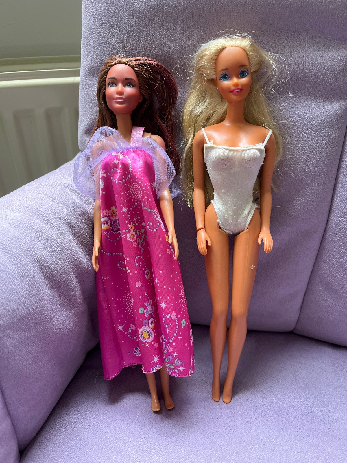 Twee vintage Barbie poppen - jaren '80/'90, Ophalen of Verzenden, Gebruikt, Barbie