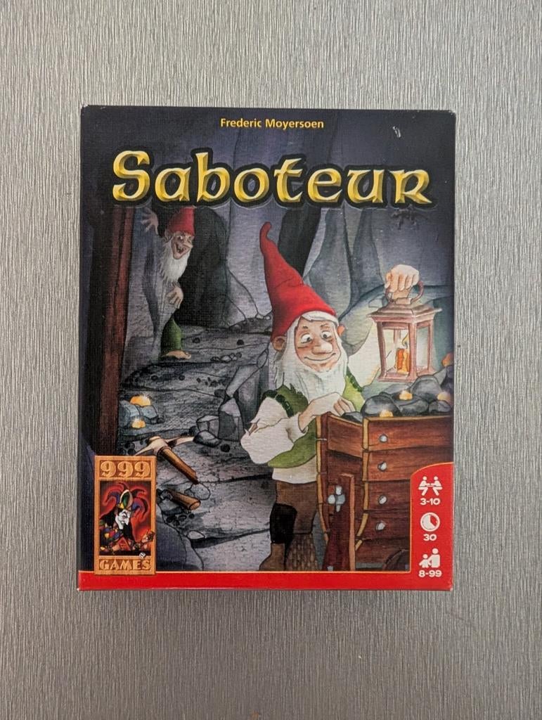 Saboteur kaartspel - 999 Games, Hobby en Vrije tijd, Gezelschapsspellen | Bordspellen, Vijf spelers of meer, Ophalen of Verzenden