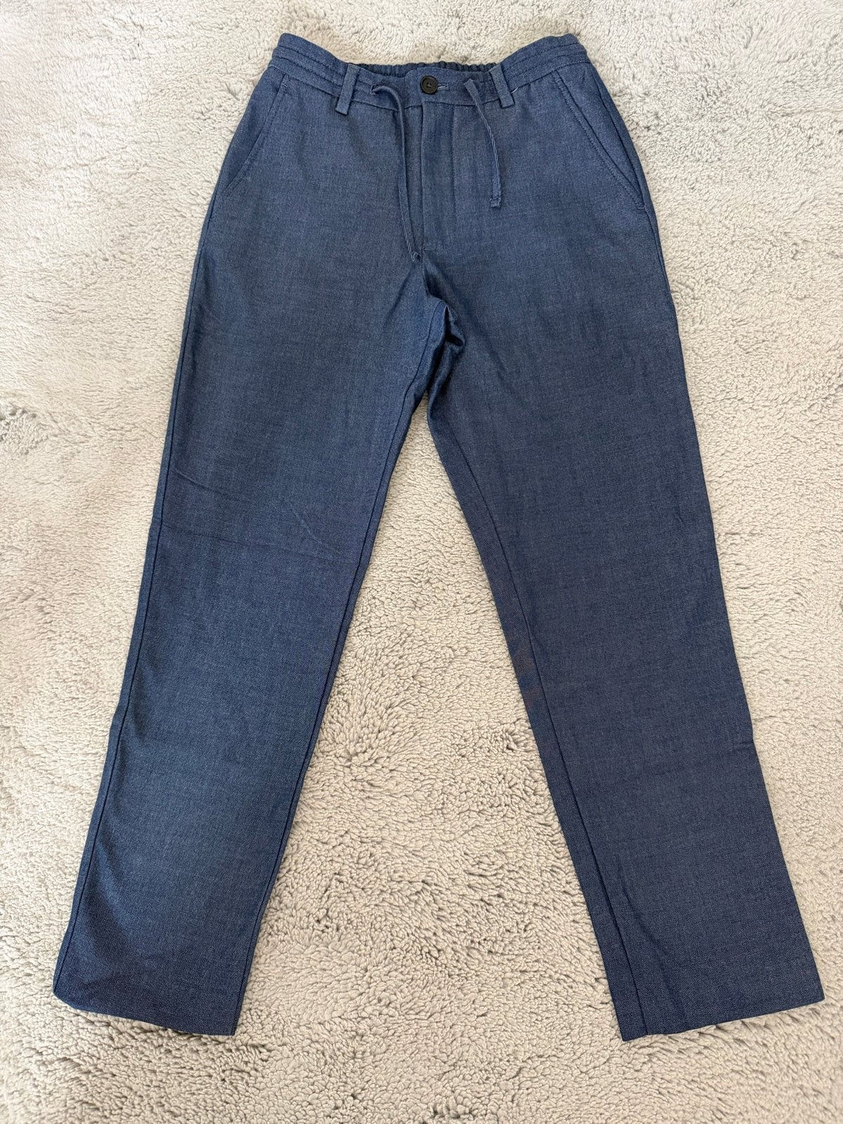 Zara Blauwe Essential Chino - Maat 30, Ophalen of Verzenden, Zo goed als nieuw, Overige maten, Blauw