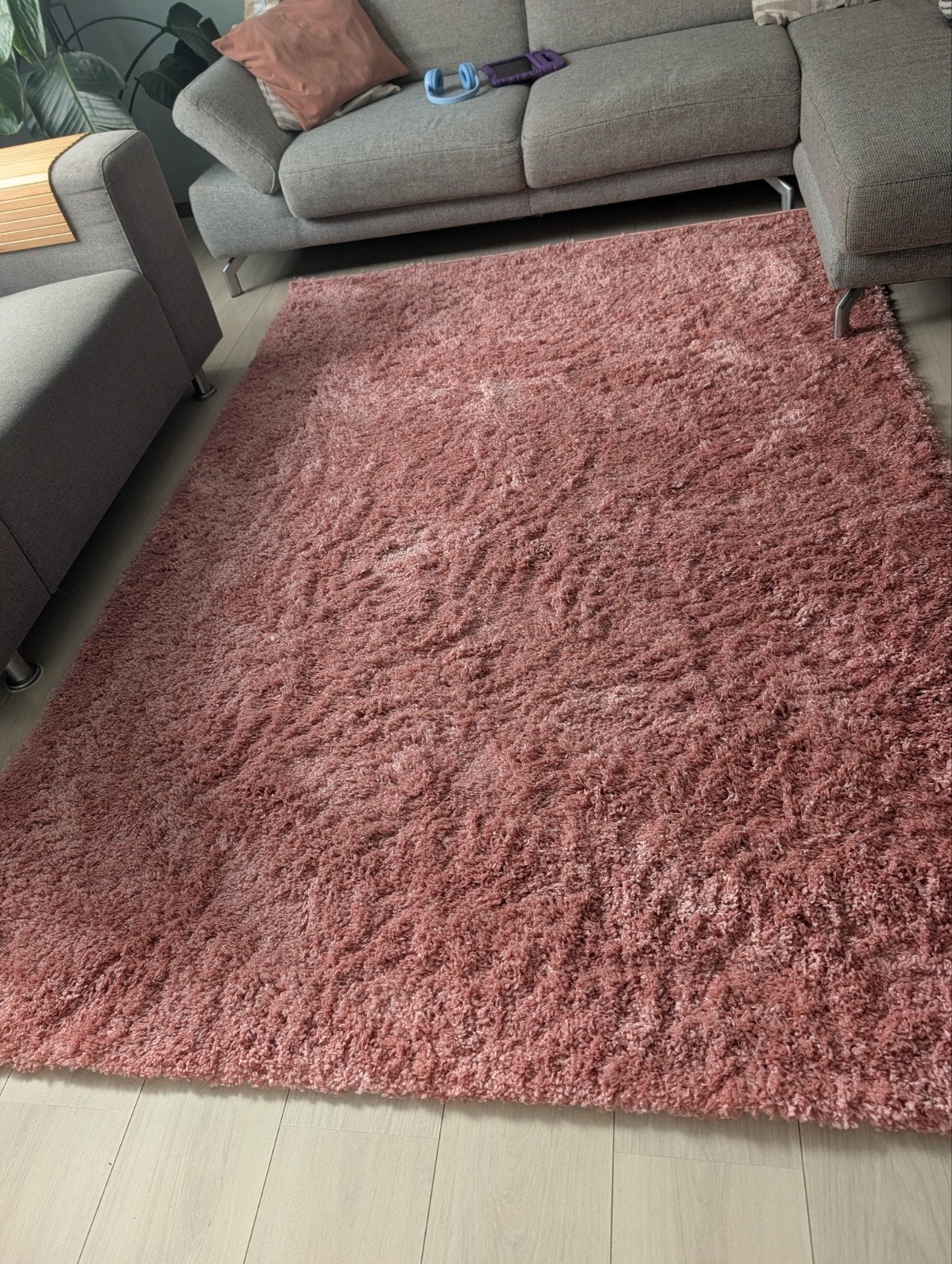 Roze hoogpolig tapijt NIEUW - Zacht en comfortabel, Ophalen of Verzenden, Roze, Rechthoekig, 150 tot 200 cm
