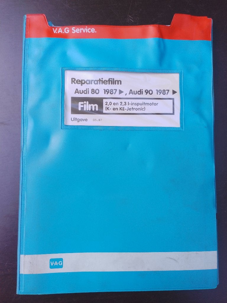 Audi 80 B3 +Coupé  5-cil dealer werkplaatsboek inspuiting NG, Ophalen of Verzenden, Gelezen, Audi