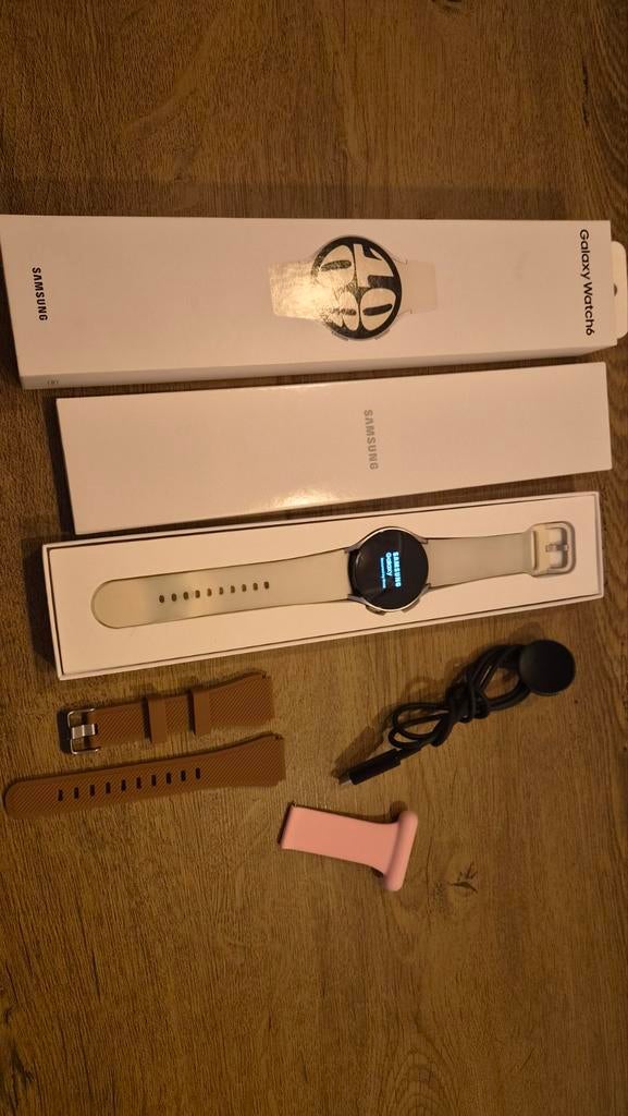Samsung galaxy watch 6, Zwart, Samsung galaxy watch 6, Ophalen of Verzenden, Zo goed als nieuw