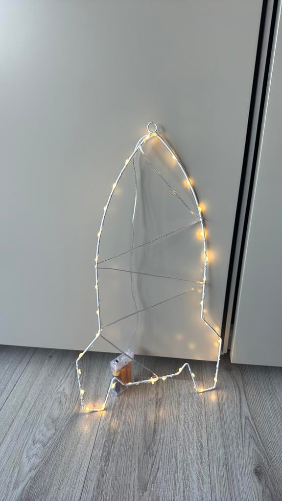 Raket lamp kinderkamer, Ophalen, Zo goed als nieuw, Lamp