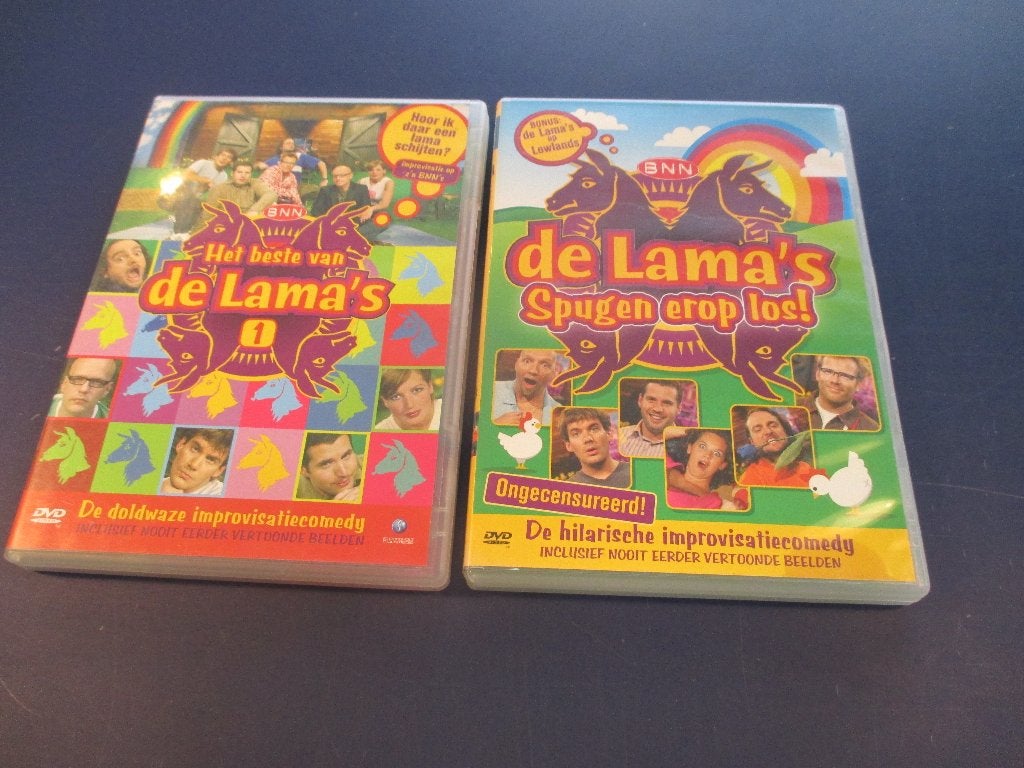 Het beste van de lama's / De Lama's spugen erop los!, Alle leeftijden, Ophalen of Verzenden, Gebruikt, Stand-up of Theatershow