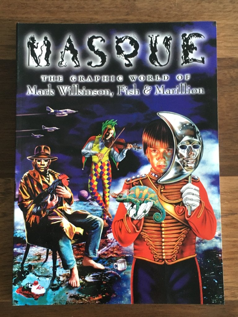 Boek Masque Mark Wilkinson Graphic World Fish Marillion NEW3, Progressive Rock, Overige formaten, Ophalen of Verzenden, Nieuw in verpakking