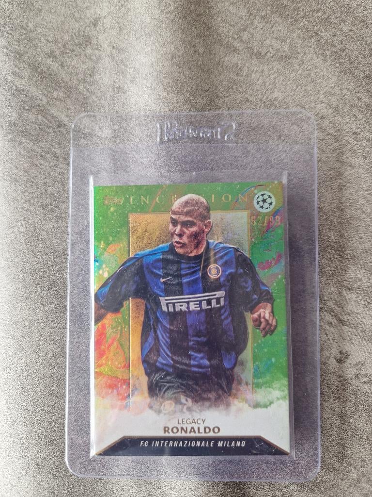 Topps Inception Ronaldo R9 Legacy Inter SP RARE Brazil  /99, Verzamelen, Sportartikelen en Voetbal, Ophalen of Verzenden, Nieuw