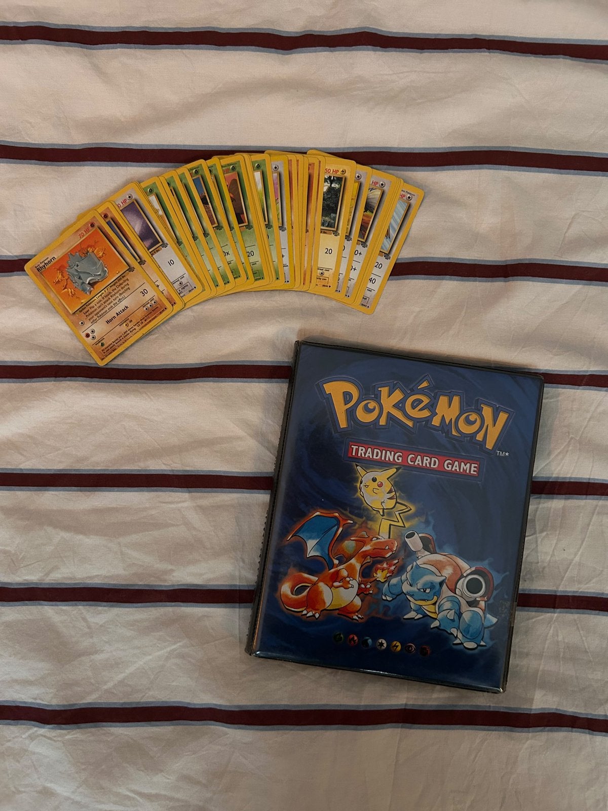 Oude Pokemon Vintage kaarten map, Ophalen of Verzenden, Zo goed als nieuw, Meerdere kaarten