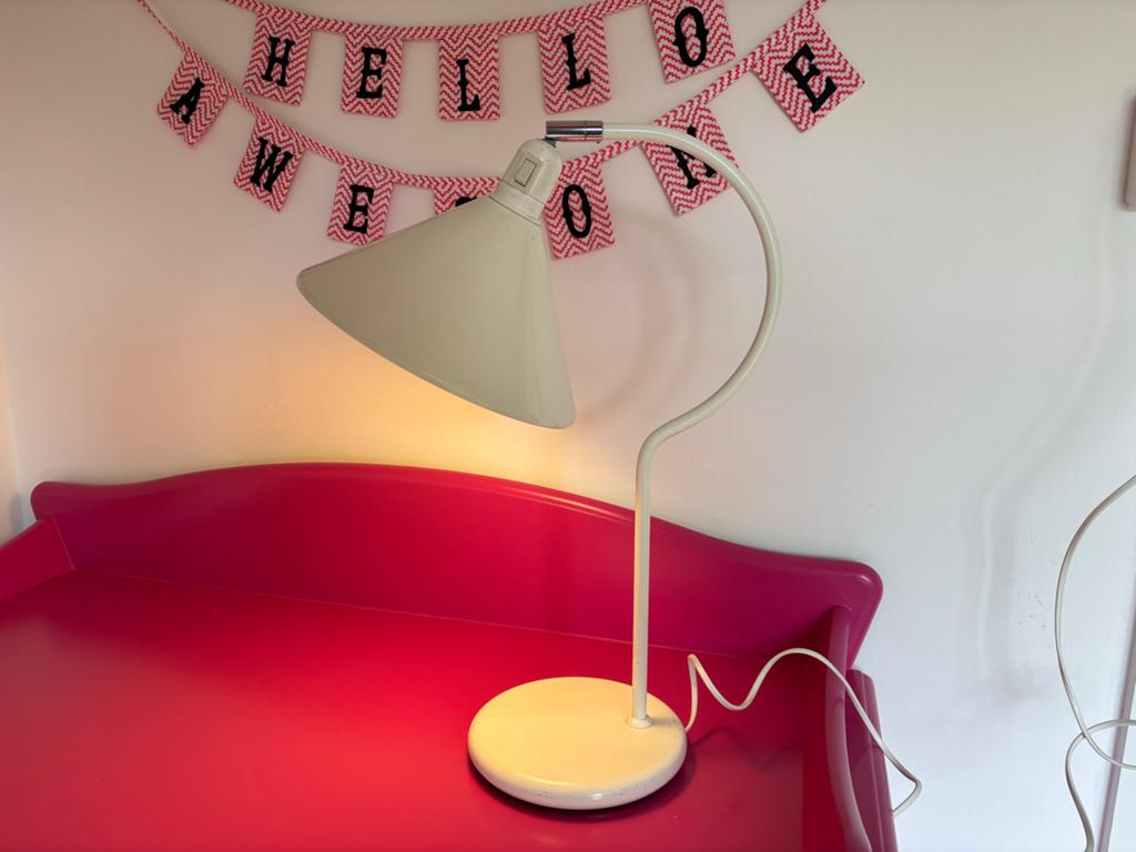 Vintage Koch & Lowy OMI bureaulamp tafellamp industrieel ‘60, Gebruikt, 50 tot 75 cm, Vintage, Ophalen of Verzenden