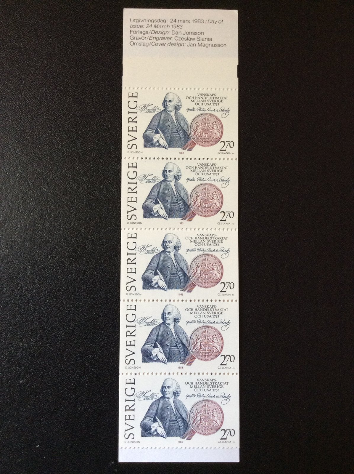 Zweden postzegelboekje 1983 pfr MC1232, Postzegels en Munten, Ophalen of Verzenden, Zweden, Postfris
