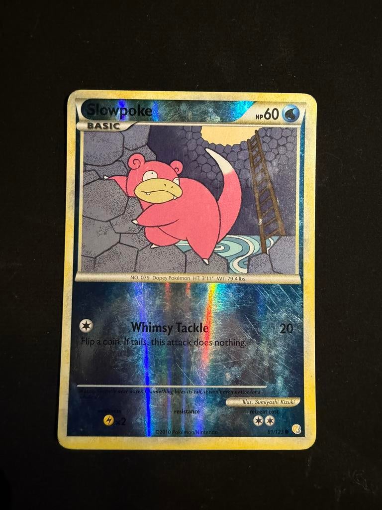 Slowpoke 81/123 reverse holo, Ophalen of Verzenden, Losse kaart