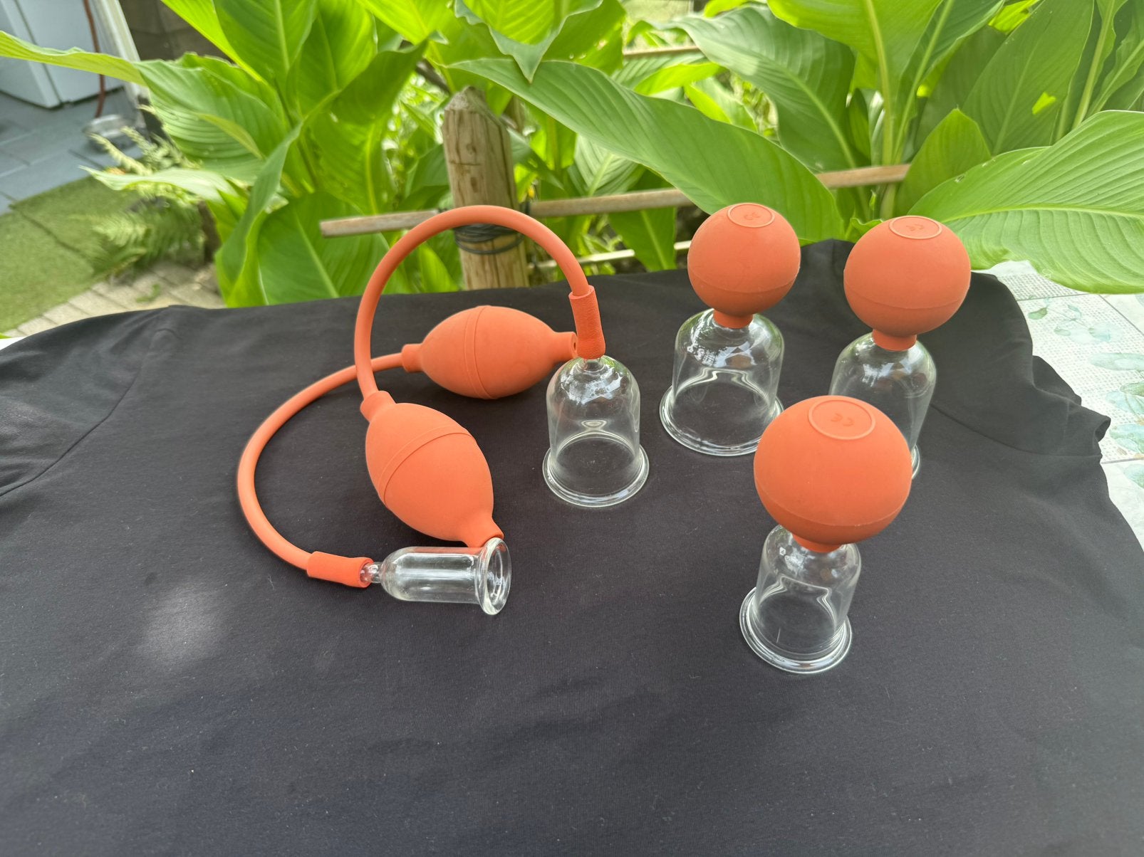 Glazen cuppingset, Ophalen of Verzenden, Zo goed als nieuw, Overige typen