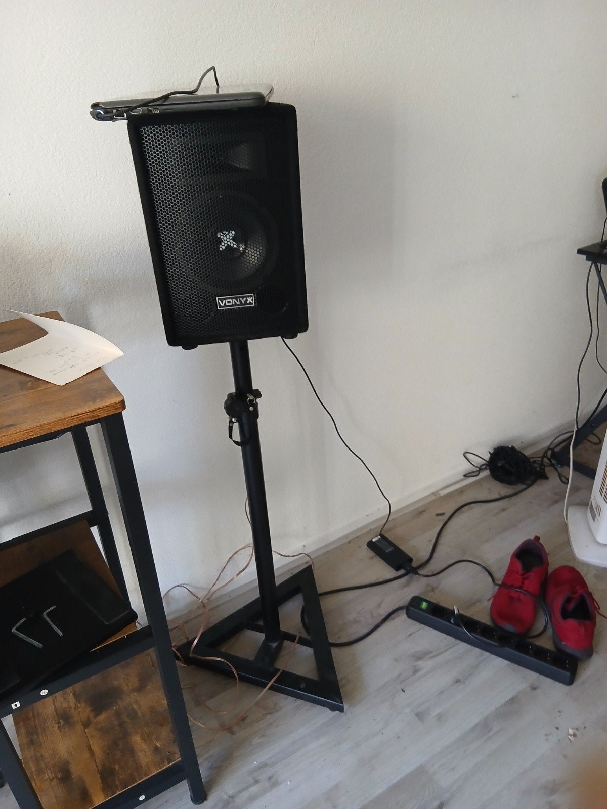 vonyx luidsprekers, Inclusief standaarden, Speakerset, Ophalen of Verzenden, Zo goed als nieuw