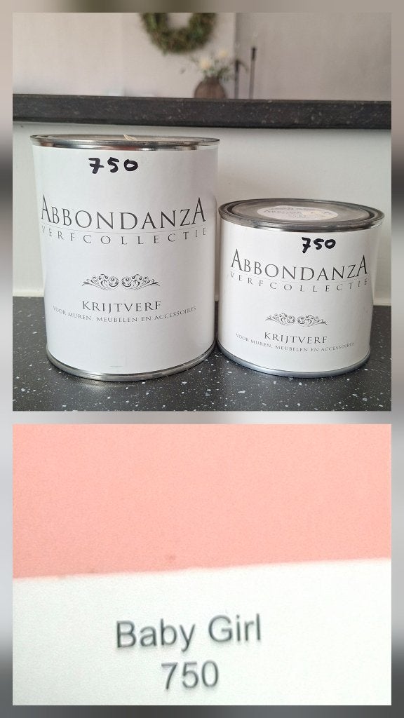 Sale!! Abbondanza krijtverf roze, Nieuw, Ophalen of Verzenden, Verf, Roze