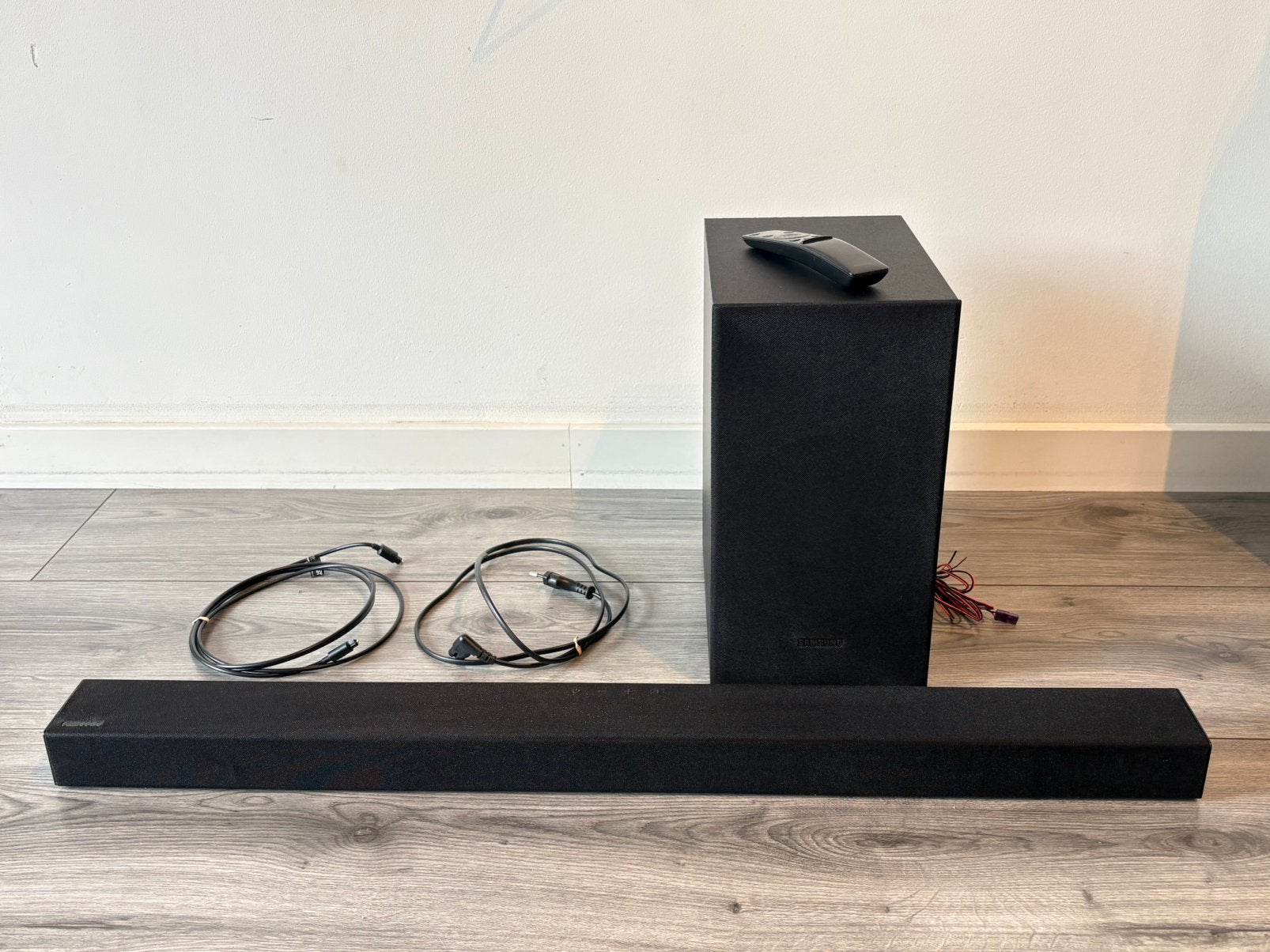 Samsung HW-T420 soundbar + subwoofer, Ophalen, Bluetooth, Gebruikt