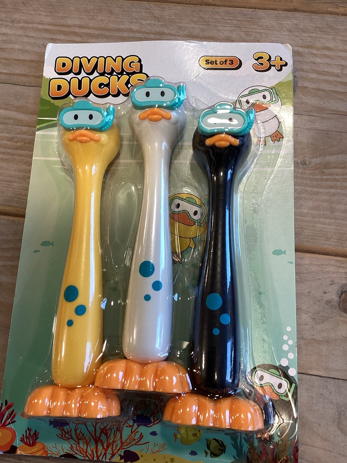 Diving Ducks Duikspeelgoed Set van 3, Kinderen en Baby's, Speelgoed | Badspeelgoed, Overige merken, Nieuw, Ophalen of Verzenden